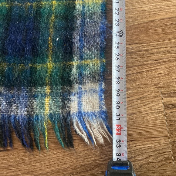 Creagaran Scotland Mohair Wool Throw Blanket 47x33 plaid wrap shawl scarf - Picture 6 of 6